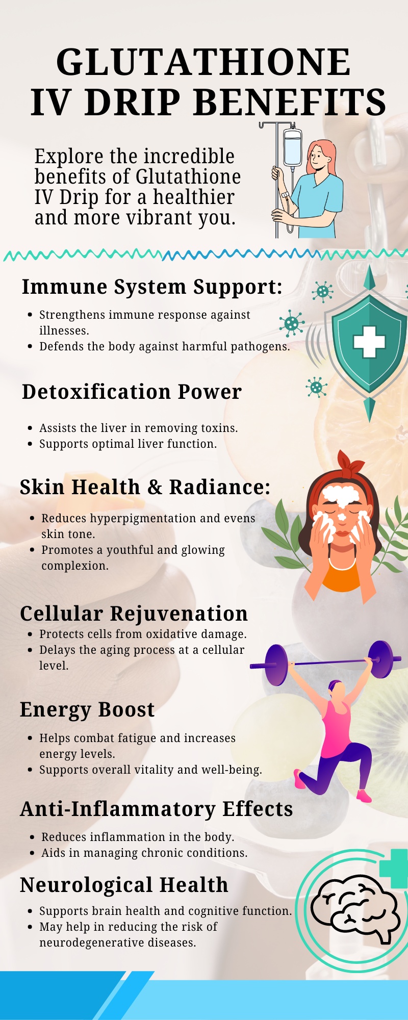xplore the incredible benefits of Glutathione IV Drip for a healthier life