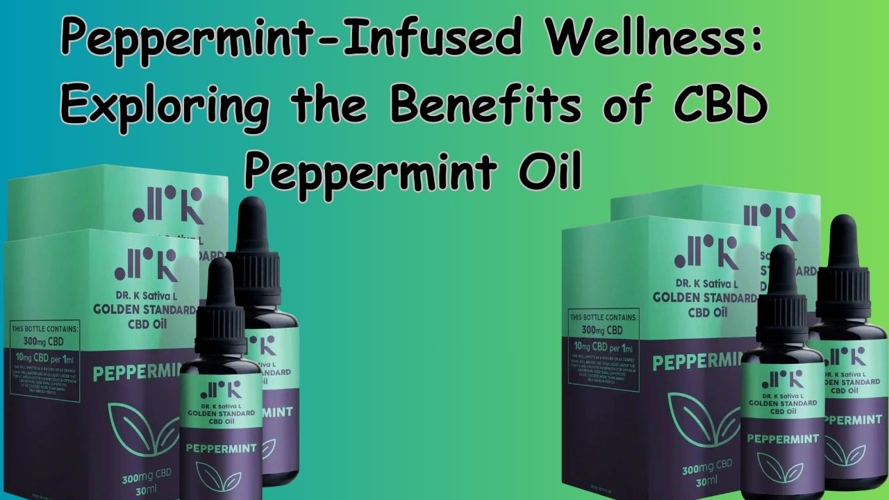 CBD oil tincture peppermint