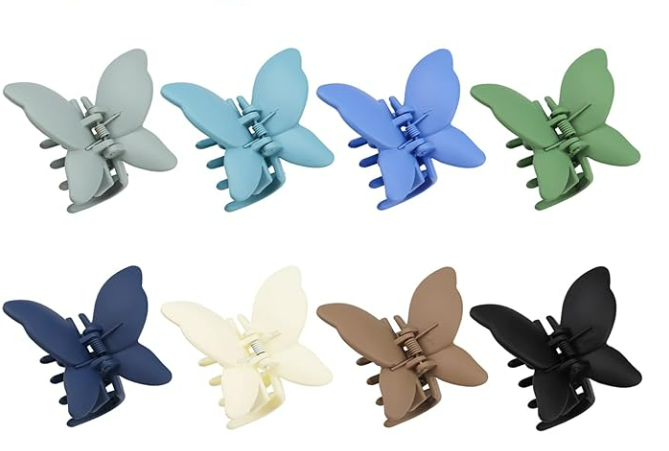 butterfly clip in your hair