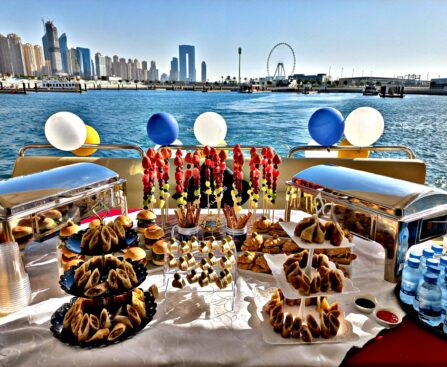 yacht catering Dubai